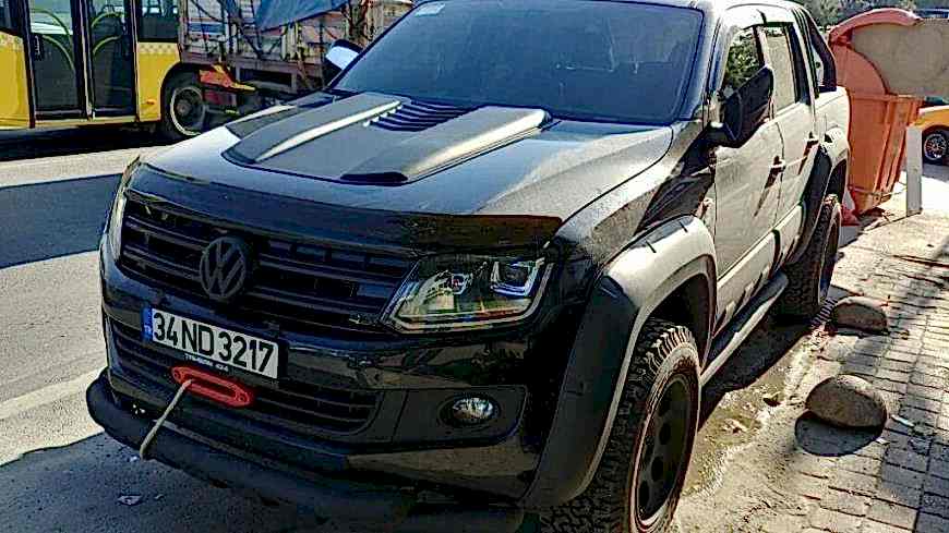 Volkswagen Amarok Motor Kaput Kabartma