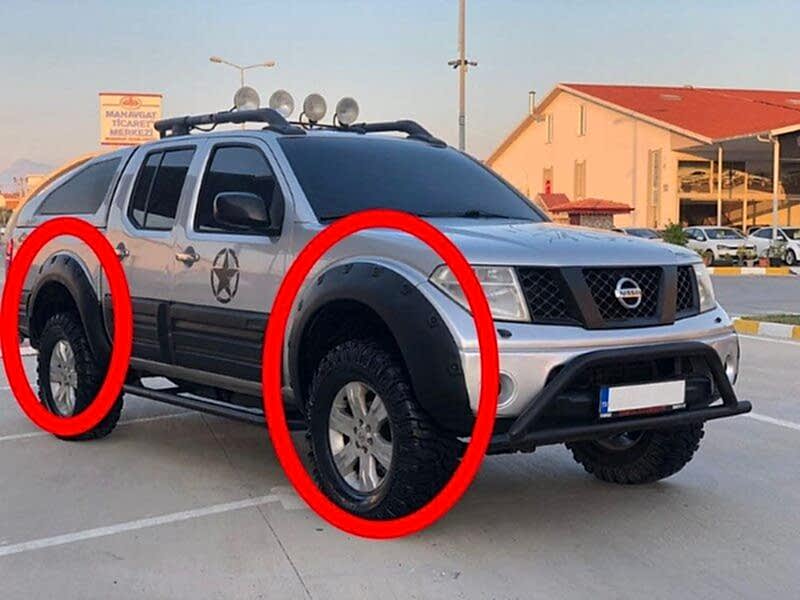 Nissan Navara Çamurluk Kaplamaları Dodik