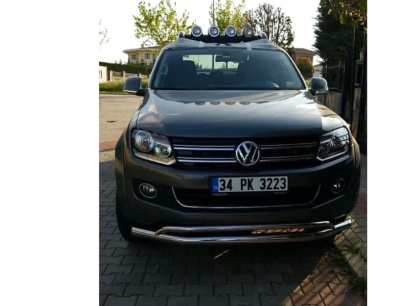 Volkswagen Amarok Bıyık Çelik Ön Tampon